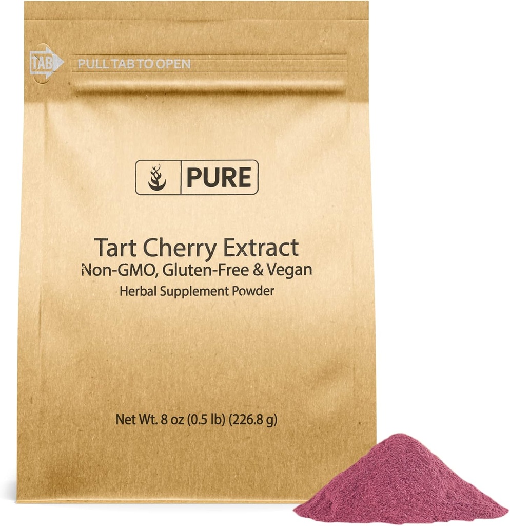 Ingrediente originale pure Tart Cherry Extract (8oz), Non-GMO, Herbal Supliment