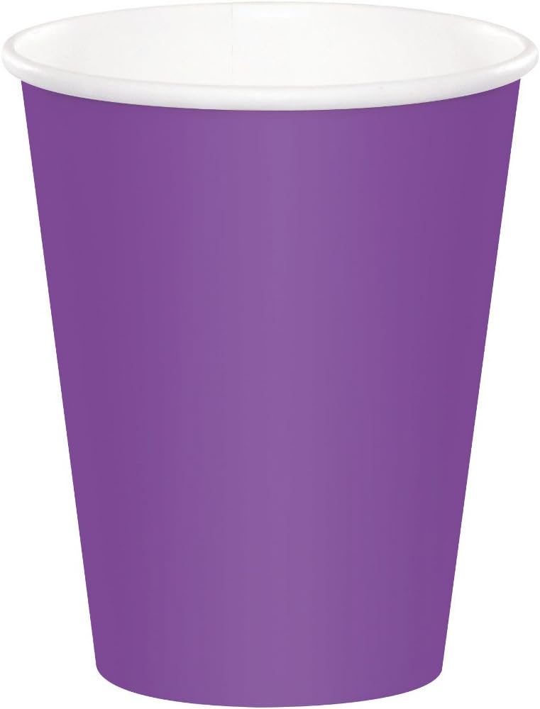 Creative Converting Amethyst Paper Cup, 24 Count (Pachet de 1), Purple