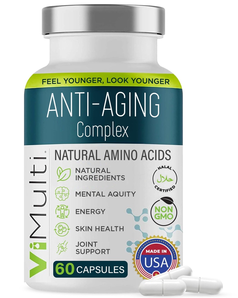 Anti-Aging naturale Aminoacidi Supliment pentru femei si barbati 