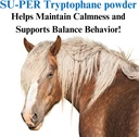 SU-PER Tryptofan Horse calmant Supliment - Mentine calmul si sustine comportamentul echilibrat - 2.5 Lire, (2 ambalaj)