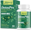 1000 MG Detoxifiere Gentle Cleanse, High-Potent, Gut Cleanse & Capsule de detoxifiere pentru femei si barbati, Detoxifiere Naturala, Colon, Ficat, Antioxidant & Suport digestiv, 60 Capsule