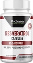 Capsule de înaltă potenţă Resveratrol Peste 98 Procent Trans Resveratrol Antioxidant şi sănătos în vârstă 90 zile aprovizionare 180 capsule