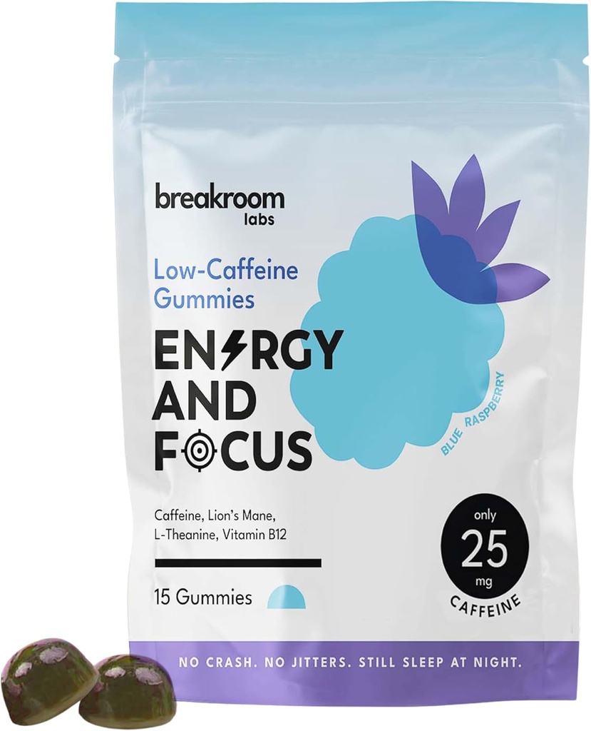 Breakroom Labs Energie si Focus Gummies 
