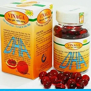Lot 4 Cutii - ulei GAC DHA - Momordica Cochinchinensis ulei - Dau Gac 400 Capsule