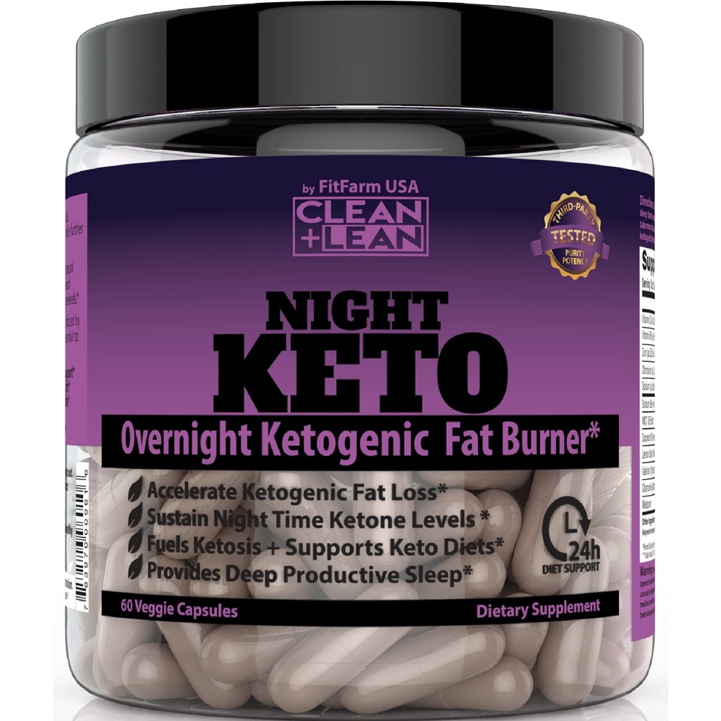 Clean+Lean Night Keto: Primul vreodată peste noapte arzător de grăsime ketogenic și ajutor de somn 