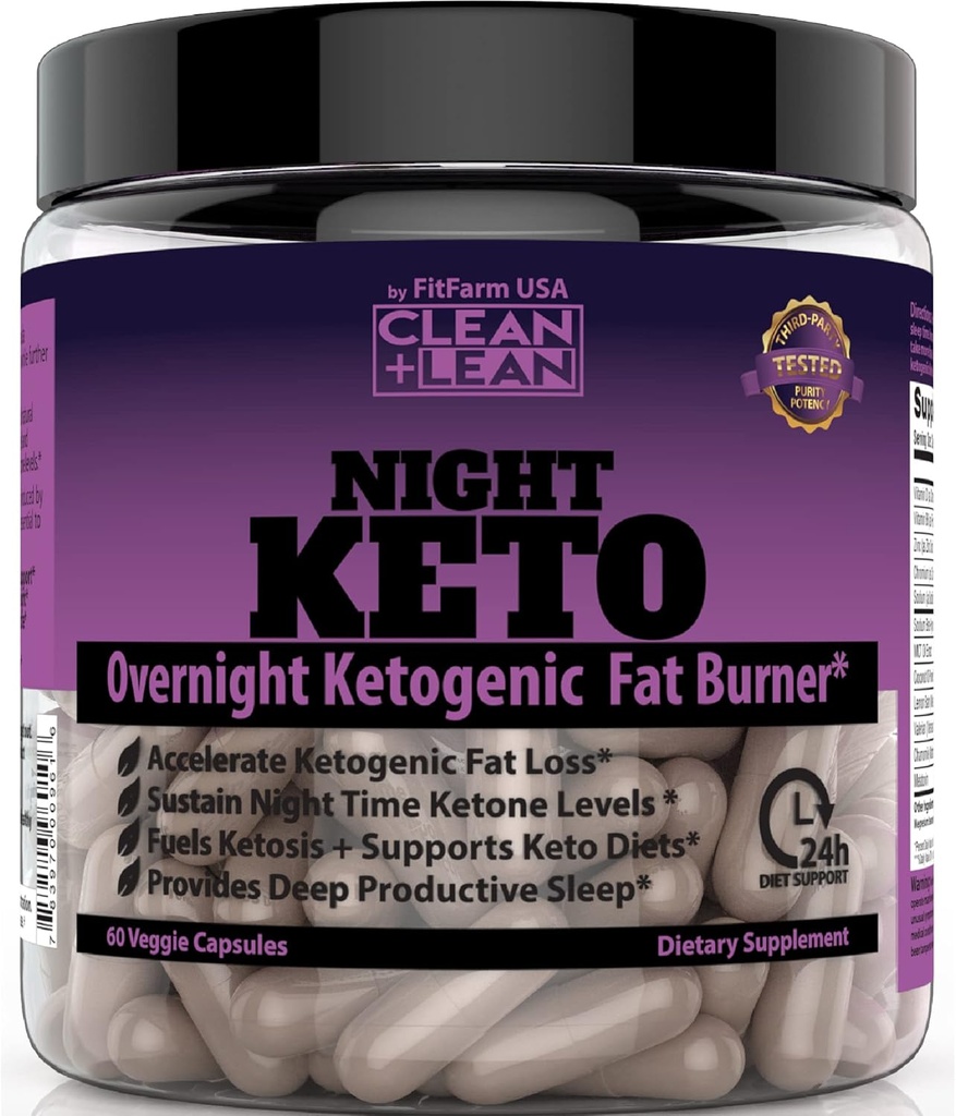 Clean+Lean Night Keto: Primul vreodată peste noapte arzător de grăsime ketogenic și ajutor de somn 