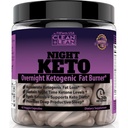 Clean+Lean Night Keto: Primul vreodată peste noapte arzător de grăsime ketogenic și ajutor de somn 