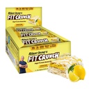 FITCRUNCH Snack Dimensiune Baruri de proteine, 6-Layer Baked Bar, 3g de Sugar & Soft Cake Core (9 Baruri, Lemon Cake)
