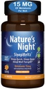 Nature's Night Triple Putere rapida Melatonina 15mg cu amestec suportiv 