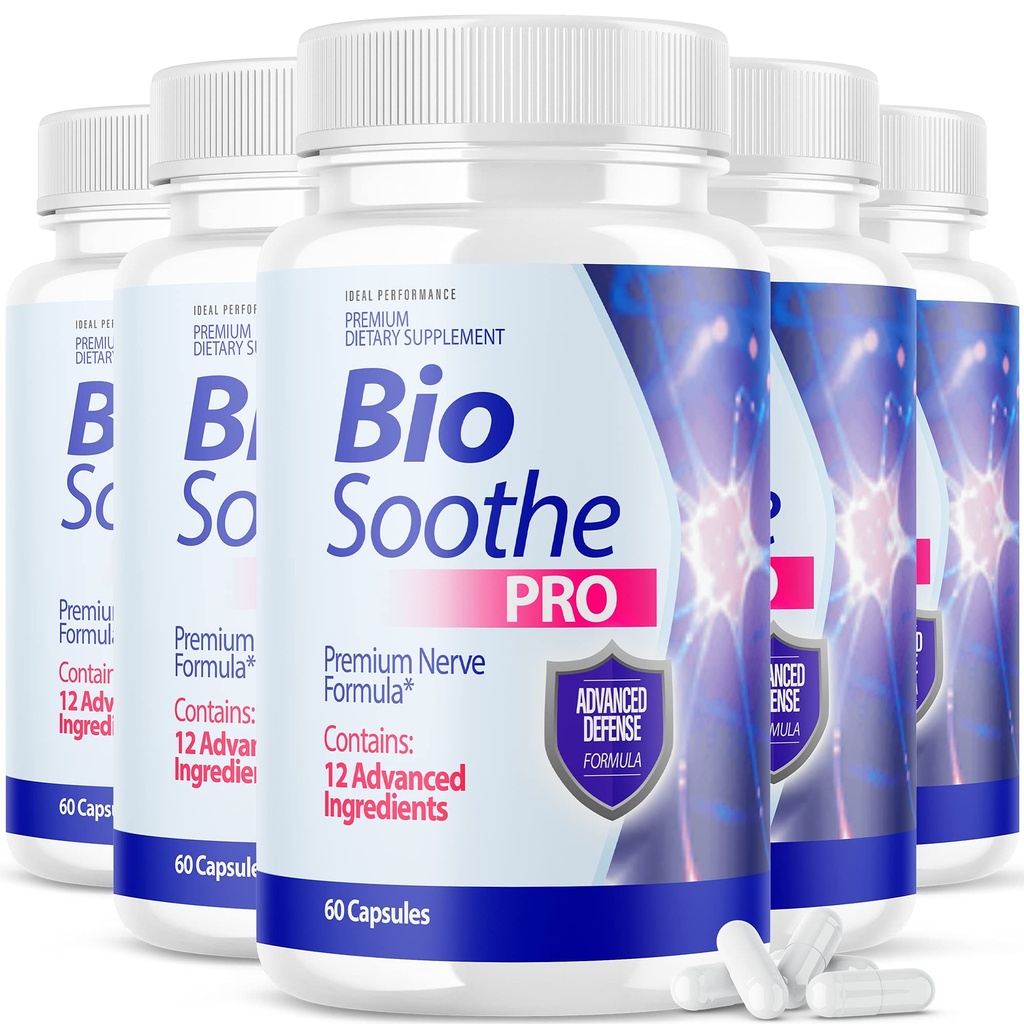 PERFORMANŢA IDEAL (5 ambalaj) Capsule de tratament Biosoothe Pro Neuropatie pentru tratarea durerii nervoase Pastilele Bio Soothe Premium Formula Supliment Alpha Fix Neeve (300 capsule)
