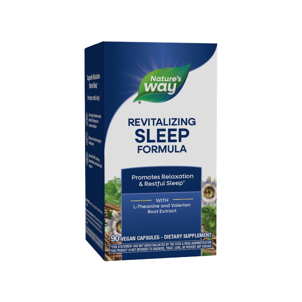 Calea naturii obosită spre fantastică! Revitalizarea Formula de somn, promovează somn odihnitor*, 90 capsule