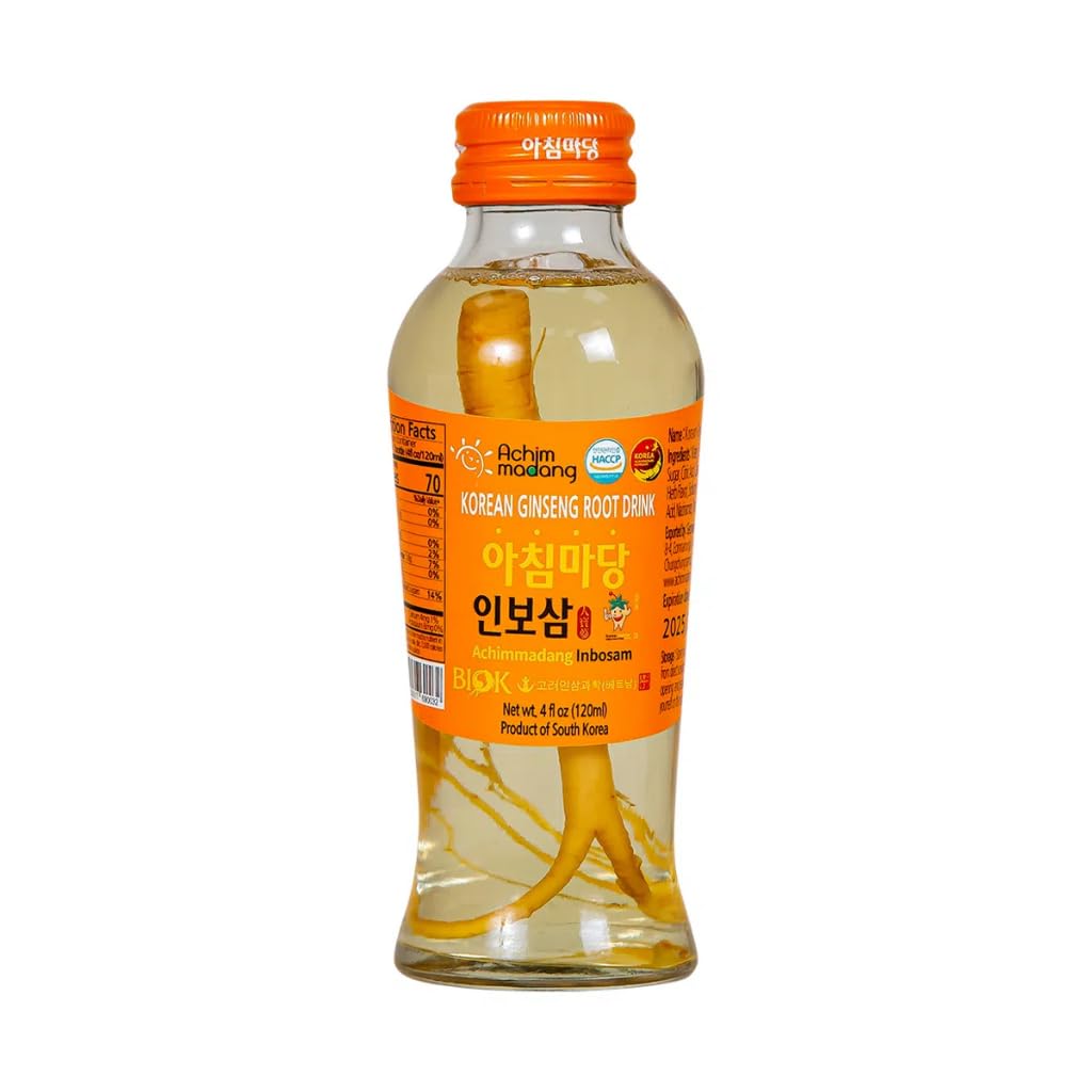 Inbosam Korean Ginseng Drink Root Drink, 10 Sticle, 4 fl oz Fiecare