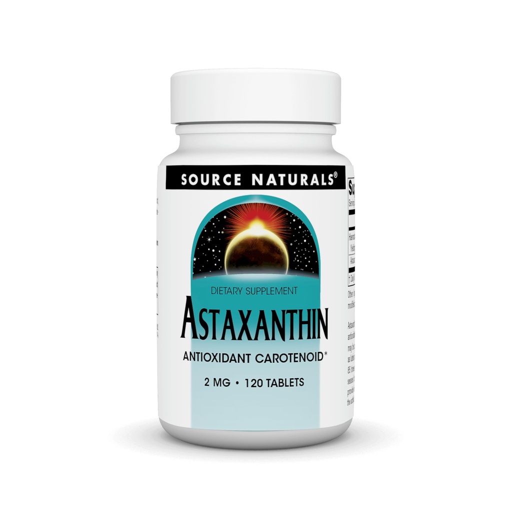 Naturals Sursa Astaxantină, Antioxidant Carotenoid*, 2mg - 120 comprimate