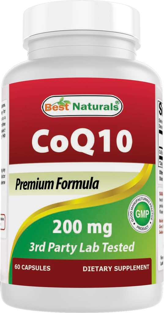 Cele mai bune Naturale COQ10 200 mg, 60 capsule