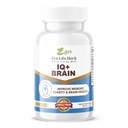 ZEN Life Herb IQ. Creier - Concentrare fără cofeină, Testată clinic, Concentrare, Memorie & Energie, Supliment natural pe bază de plante, Nu Vitamine adăugate/Minerals/Mushroom/Sugar (60 Softgels)