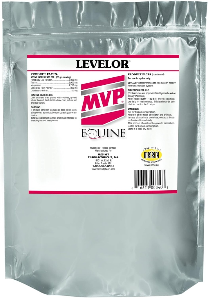 Nivelor (2,65 lb) pentru comportament echilibrat la cai