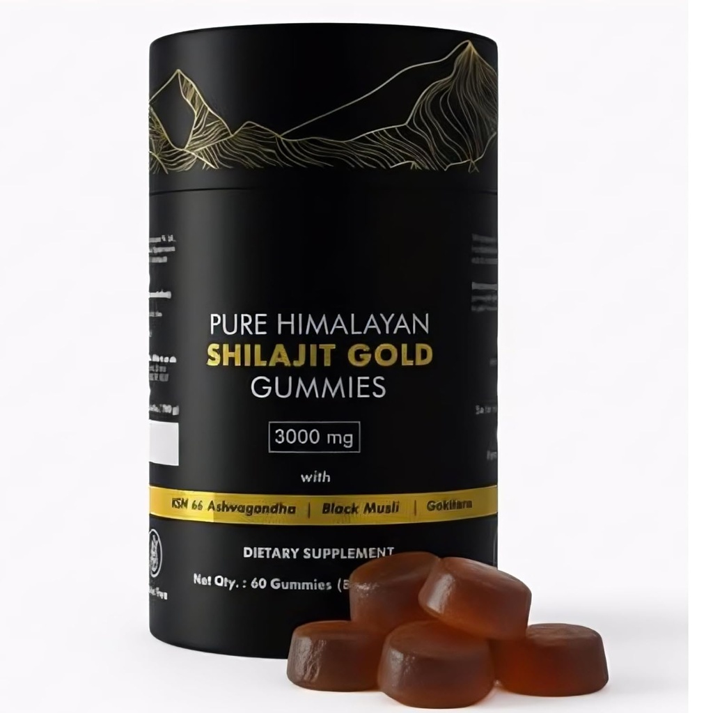 Pure Himalayan Shilajit Gummies Gold Grad 