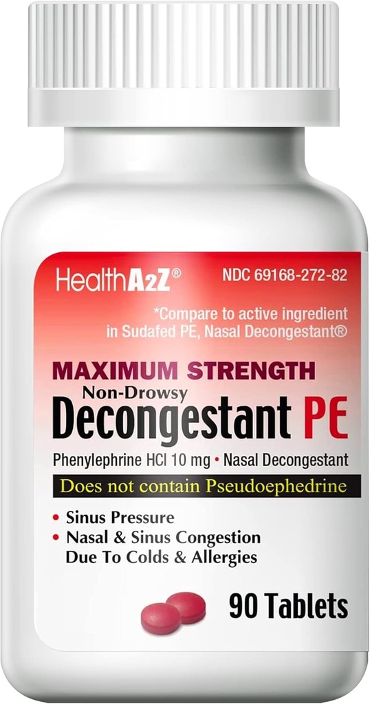 HealthA2Z® Decongestionant PE 