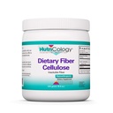 Nutricologie Dietary Fiber Powder - 2000 mg Insolubil Fiber Supplement, Microcristalin Powder celuloză, Pudră de celuloză, Nefermentabil, Hipoalergic - 8,8 Oz