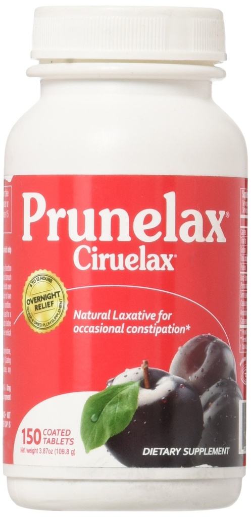 Prunelax Ciruelax Laxative, comprimate 150 ea