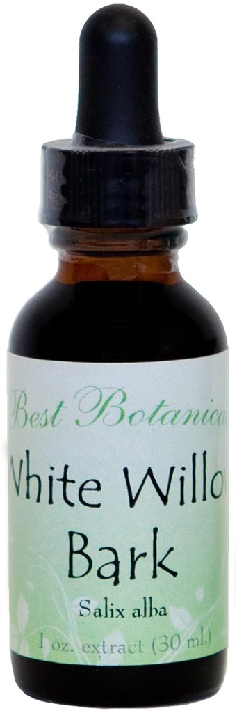 Cel mai bun botanic alb scoarță scoarță extract 1 oz.