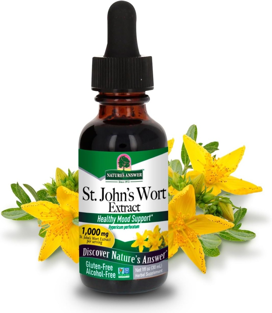 Nature's Raspuns St. John's Wort-Liquid Extract (Hypericum Perforatum)