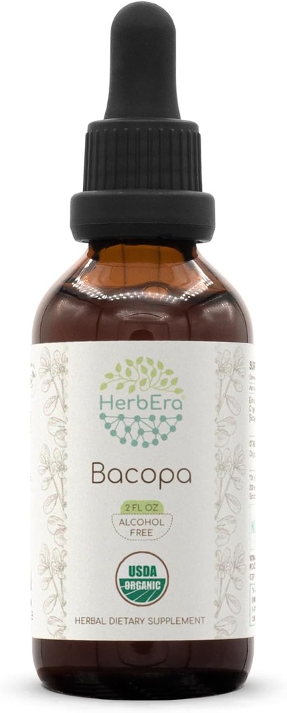 HerbEra Bacopa B60 USDA Organic Tincture 