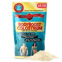 BodyBoost întreg Colostrum, 100% Bovine Colostrum pulbere, Immune Booster cu imunoglobulină & Lactoferrin, Grass Fed Colostrum pentru Gut Health, 16 oz