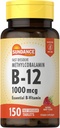 Sundance B-12 Methylcobalamin 1,000 mcg | 150 Fast Dissolve Tablets | Natural Berry Flavor | Vegetarian, Non-GMO, and Gluten Free Essential Vitamin Supplement