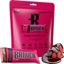 Braven Bar ciocolata Strawberry Energy Baruri (1.59 oz, pachet de 10) 