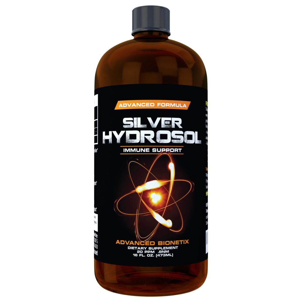 Farmacist Recomandat 16 oz Bionetix Advanced Silver Hydrosol coloidal, toate naturale și promovează un sistem imunitar sănătos. Argint coloidal care funcționează de fapt!