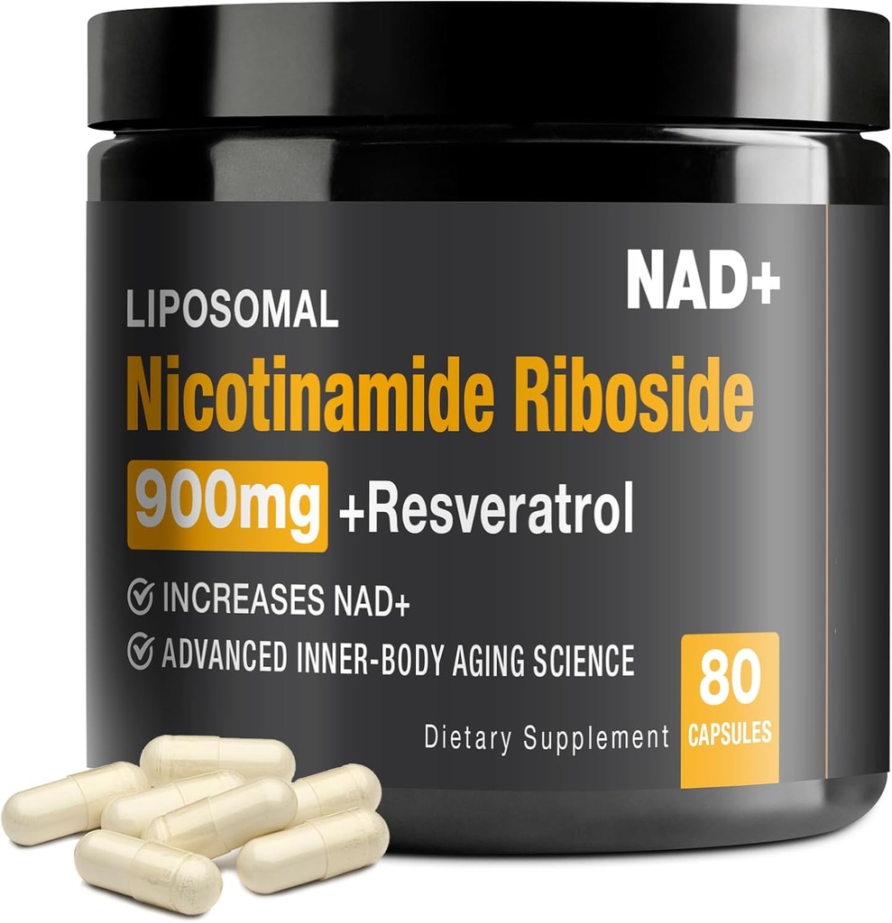 Suplimentul NAD+ - NAD+ cu Nicotinamidă Ribozidă (NR) şi Resveratrol Querbetin 900mg, SUA-03-0911XL-115NAD