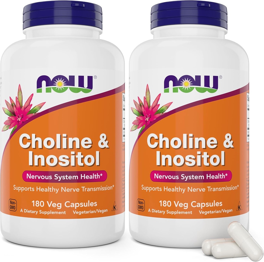 Acum Choline & Inositol, 180 Capsule vegetariene (Pachetul de 2)