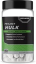Proiectul Hulk, Putere, Performanță atletică, Sinteză proteică, Made with Botanicals (90 Capsule).