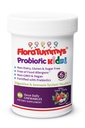 FloraTummys copii prebiotice probiotice mestecabile: non-Dairy, Gluten & Sugar-Free, Peanut & Soy Free, Non-GMO, Testat & Free of Food Allergens, Vegan, Kosher, Berry Flavor(1 sticla)