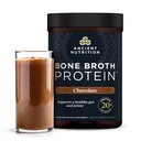 Pudră de proteine de nutriție antică din Broth oase reale, Ciocolată, 20g proteine per servire, 20 Servire Tub, Gluten gratuit Hidrolized Colagen Peptide Supliment, mare în Shake-uri de proteine