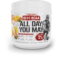 5% Nutriţie Rich Piana AllDayYouMay BCAA pulbere Premium Intra & Post Antrenament Aminoacidi, Hidratare, Rezistenţă, Recuperare musculară, articulaţie şi de ficat 16.3 oz, 30 Srvgs (Ceai dulce Sud)