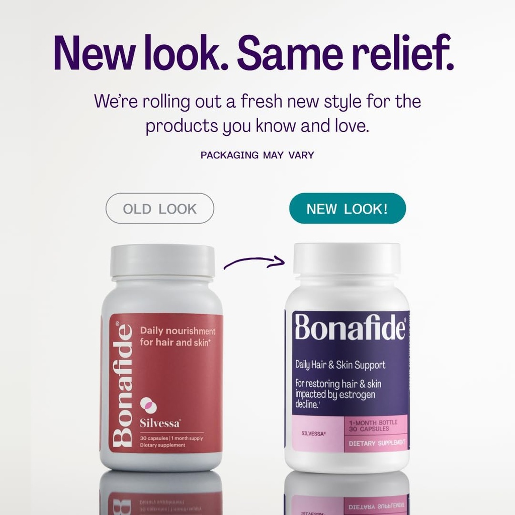 Bonafide Silvessa Hair & Skin Support Capsulele de susţinere a părului 