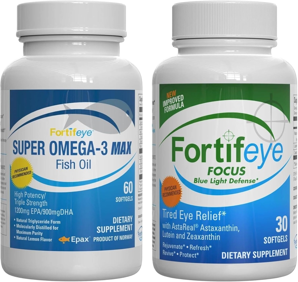 Fortifeye albastru lumina si inima suport sanatate Bundle 