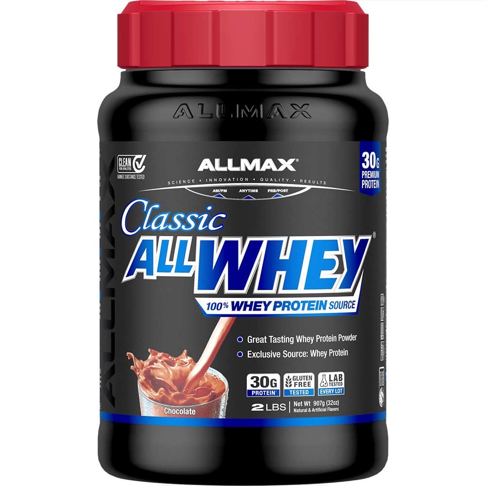 AllMAX Nutrition AllWhey Classic 100 Whey Proteine Chocolate 2 lbs 907 g