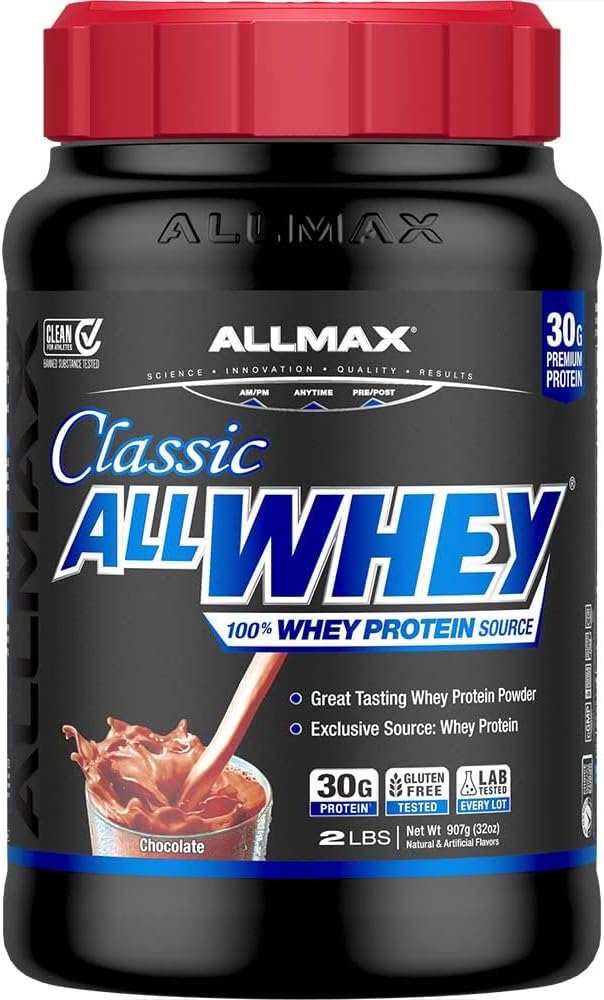 AllMAX Nutrition AllWhey Classic 100 Whey Proteine Chocolate 2 lbs 907 g