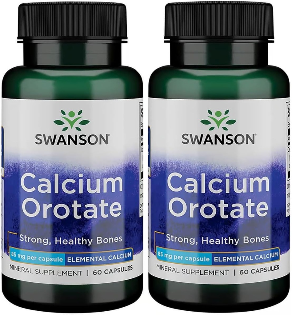 Swanson Calciu Orotate 85 mg 60 capsule 2 Ambalaj