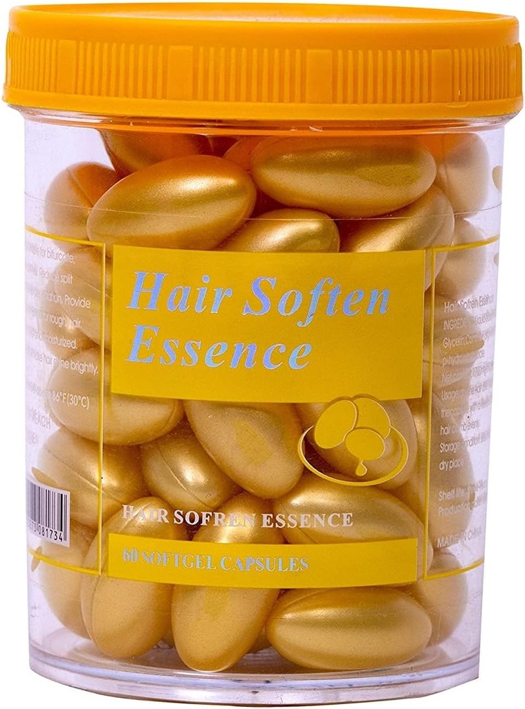 Vitamina-e Capsule de păr pentru căderea părului, repararea daunelor, anti-mătreață, Shinning - 60 capsule