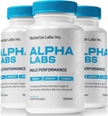 NutraRize (3 ambalaj) Alpha-Labs, Formula oficială pentru bărbaţi şi suport muscular, Pastile masculine de performanţă toate-naturale pentru a susţine rezistenţa şi nivelurile de energie, Alfalabs ME Capsules Review (180 capsule)