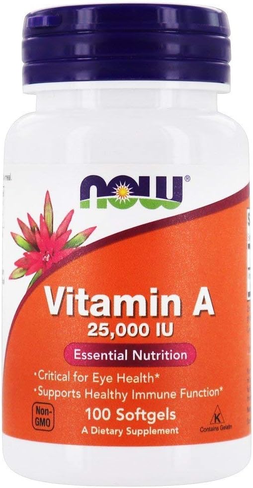 ACUM Alimente - Vitamina A 25000 UI - 100 Softgels