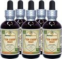Yin Chen Hao (Artemisia Capillaris) Tinctură, Extract lichid de plante uscate organice (Brand Name: HerbalTerra, Proudly Made in USA) 5x2 fl.oz (5x60 ml)