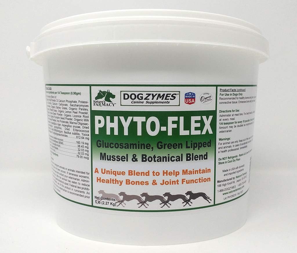 Dogzymes Phito Flex - Glucosamină, Chondroitin, MSM și acid hialuronic... (5 lire)