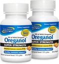 Nord american Herb & Spice Super Putere Oreganol P73 - Pachet de 2, 60 Softgels - Suport sistem imunitar - Vegan prietenos Wild Oregano - Non-GMO - 120 Serviri totale