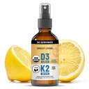 Vitamina organică D3 5000 UI (Lichen) + K2 120 mcg (Fermented Chickpea), Imun, Bone & Heart Health with Calciu Sugestie 