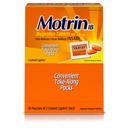 Motrin IB - Ibuprofen comprimate, două comprimate per ambalaj, 50 pachete totale, o cutie